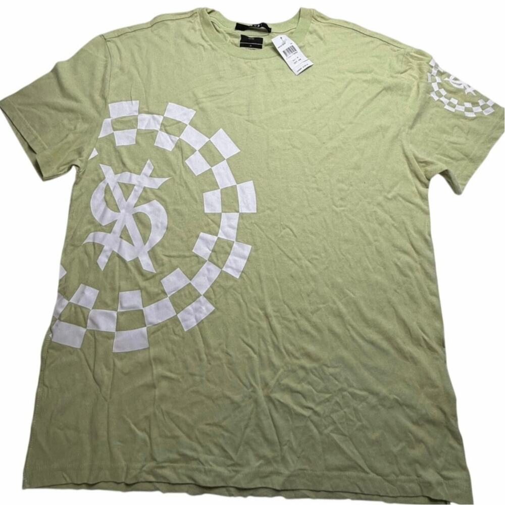 NEW Ksubi Team Biggie T-Shirt in the color Limelight Size Medium